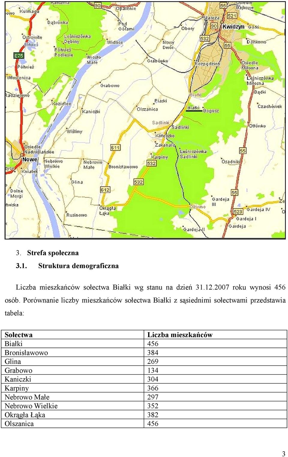 2007 roku wynosi 456 osób.