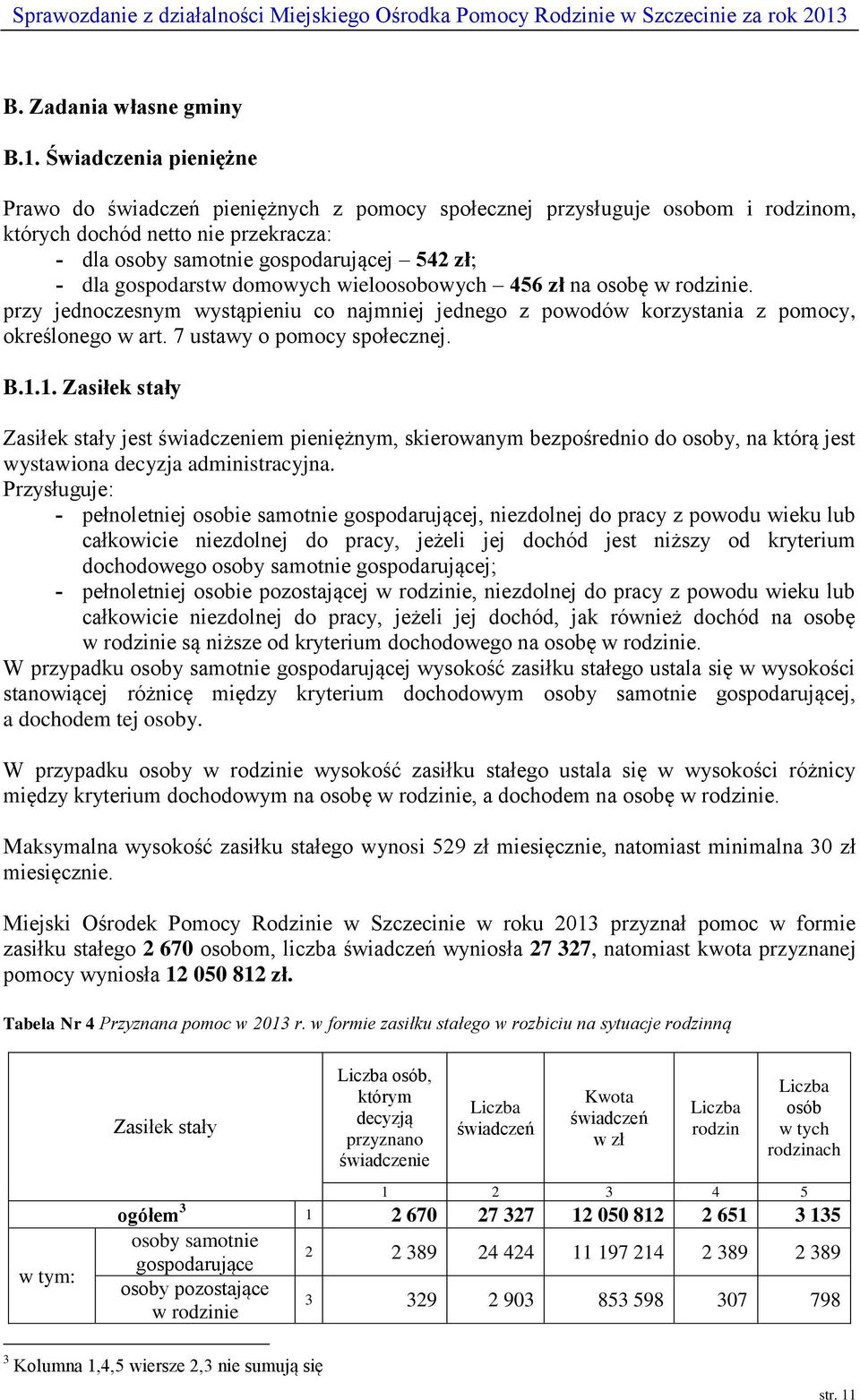 domowych wieloosobowych 456 zł na osobę w rodzinie. przy jednoczesnym wystąpieniu co najmniej jednego z powodów korzystania z pomocy, określonego w art. 7 ustawy o pomocy społecznej. B.1.