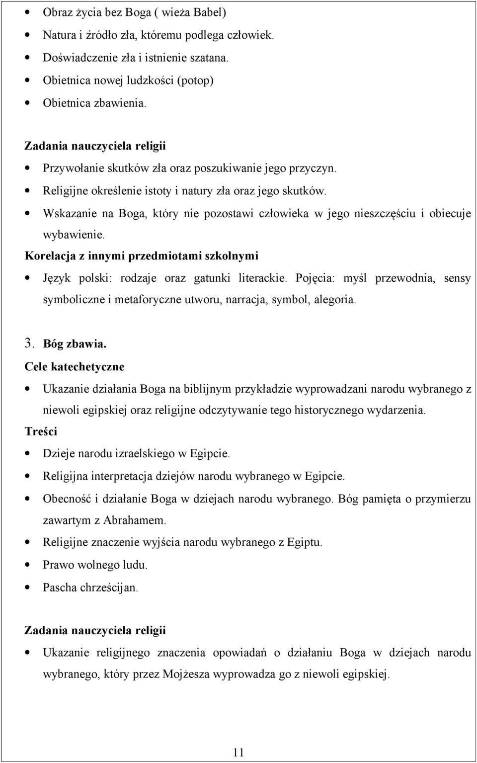 Wskazanie na Boga, który nie pozostawi człowieka w jego nieszczęściu i obiecuje wybawienie. Język polski: rodzaje oraz gatunki literackie.