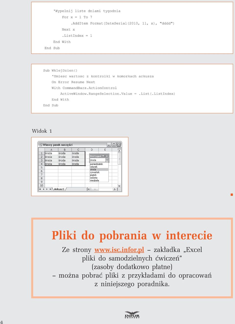 pl zakładka Excel pliki do samodzielnych ćwiczeń