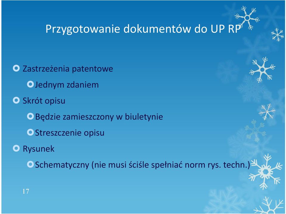 zamieszczony w biuletynie Streszczenie opisu