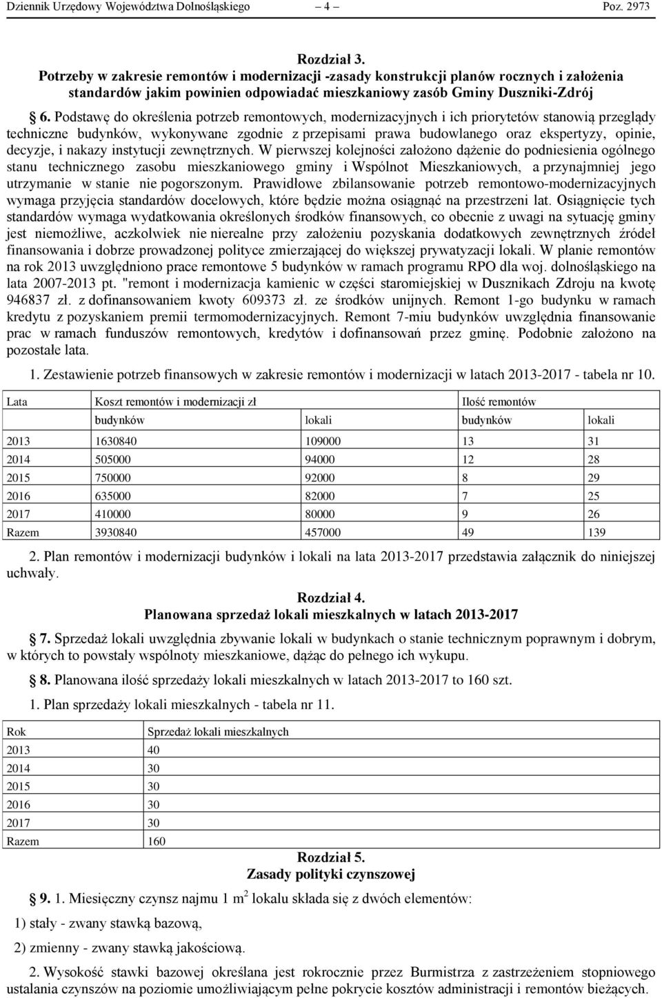 Podstawę do określenia potrzeb remontowych, modernizacyjnych i ich priorytetów stanowią przeglądy techniczne budynków, wykonywane zgodnie z przepisami prawa budowlanego oraz ekspertyzy, opinie,