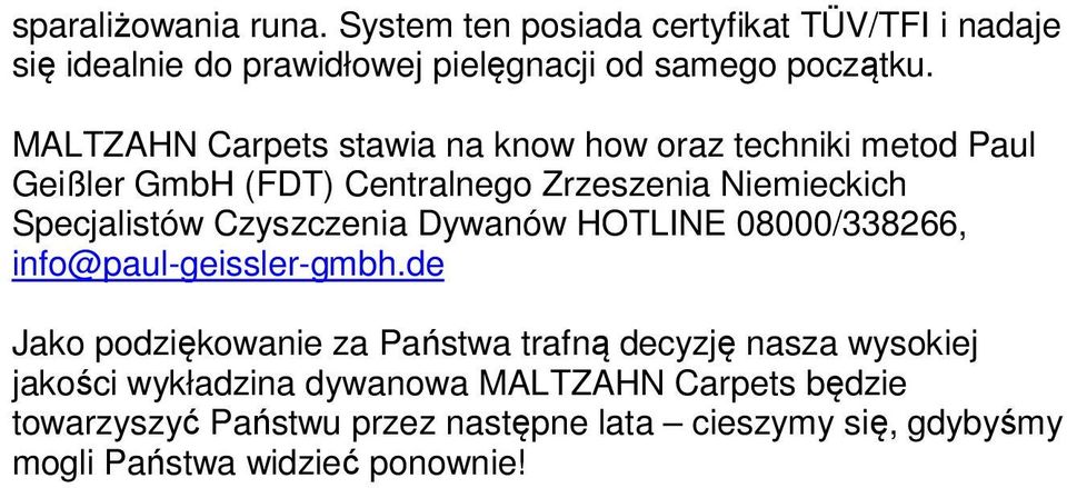 Czyszczenia Dywanów HOTLINE 08000/338266, info@paul-geissler-gmbh.