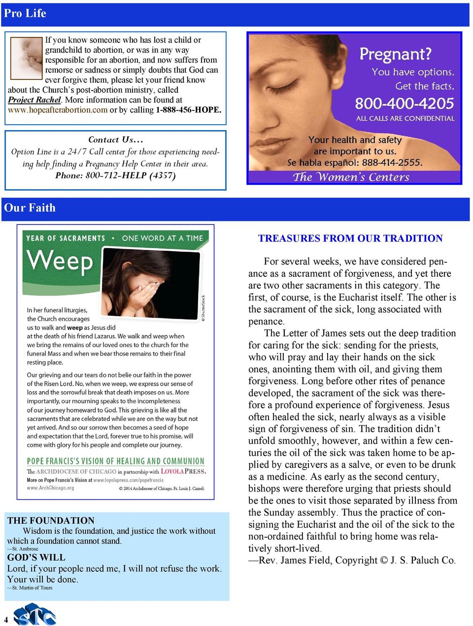 Contact Us Option Line is a 24/7 Call center for those experiencing needing help finding a Pregnancy Help Center in their area.