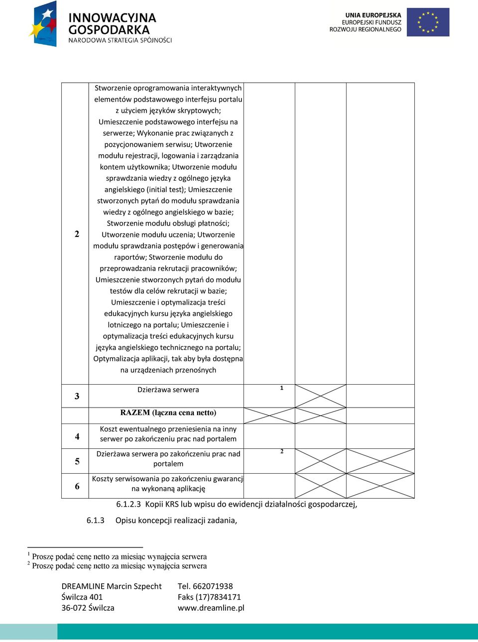 stworzonych pytań do modułu sprawdzania wiedzy z ogólnego angielskiego w bazie; Stworzenie modułu obsługi płatności; Utworzenie modułu uczenia; Utworzenie modułu sprawdzania postępów i generowania