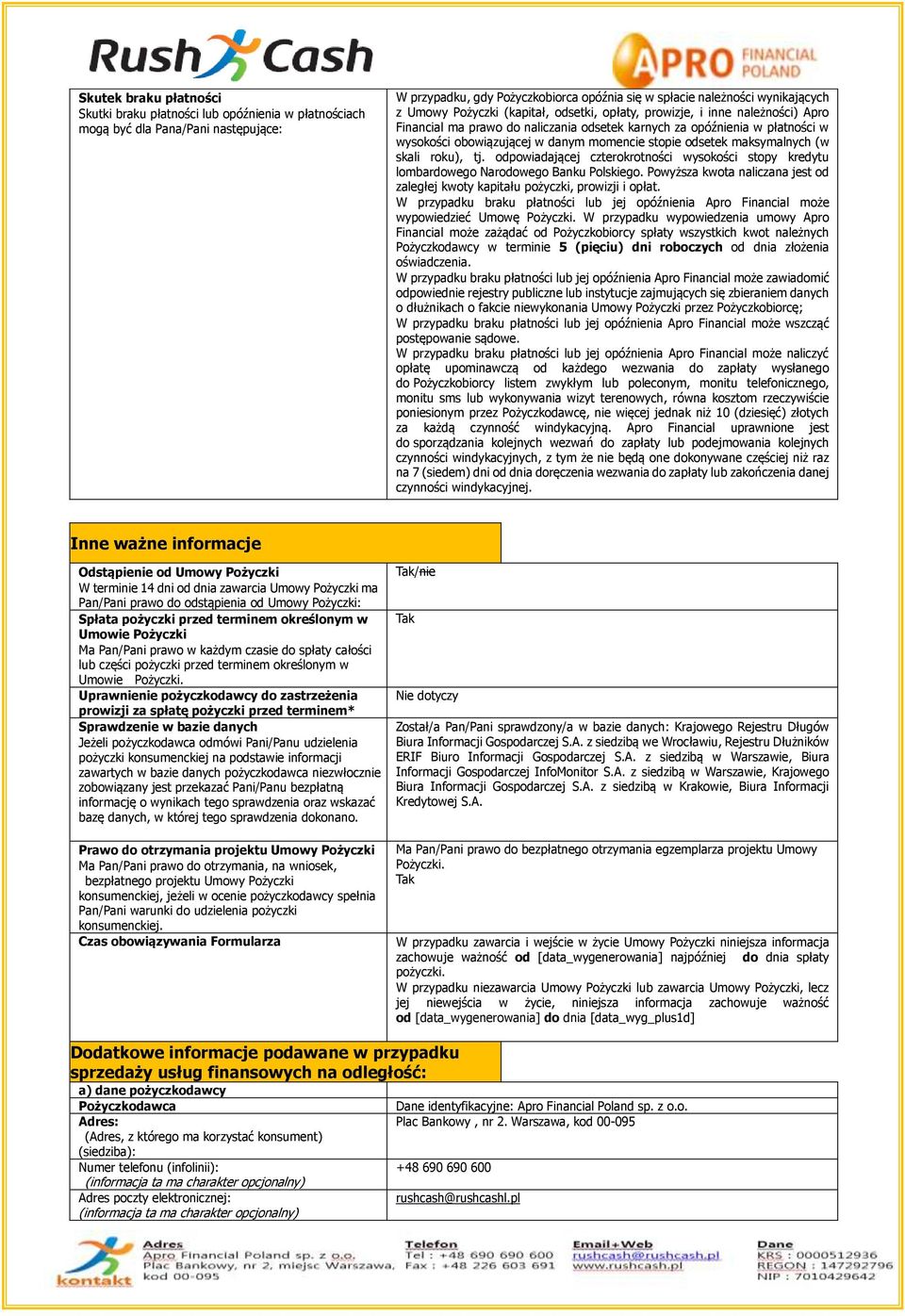 odsetek maksymalnych (w skali roku), tj. odpowiadającej czterokrotności wysokości stopy kredytu lombardowego Narodowego Banku Polskiego.