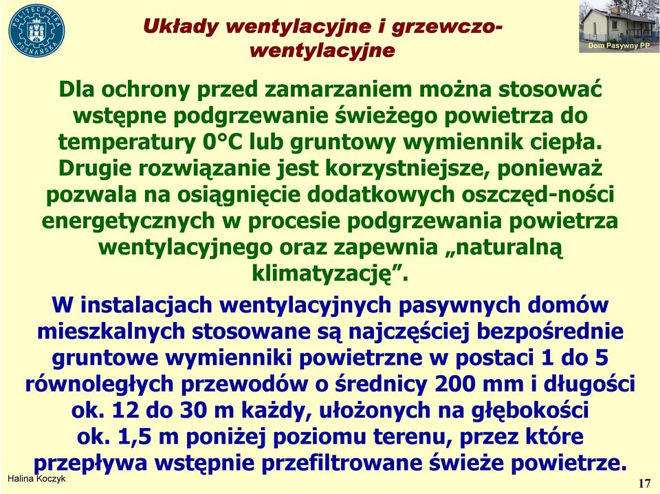 naturalną klimatyzację.