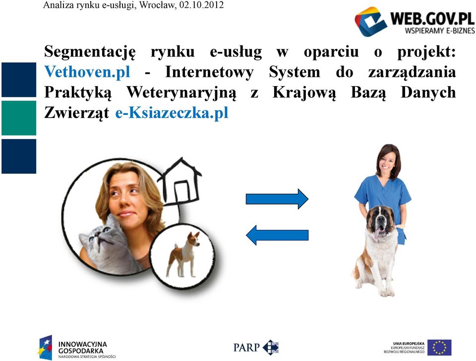 pl segmentację rynku e-usług w oparciu o zrealizowany projekt: Internetowy System do zarządzania Praktyką Weterynaryjną