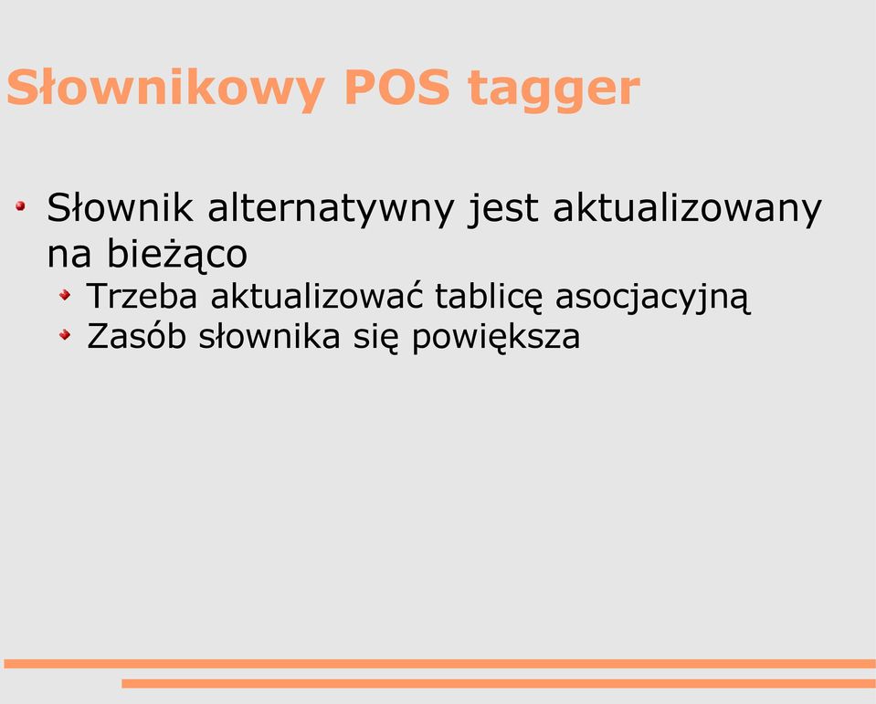 bieżąco Trzeba aktualizować tablicę