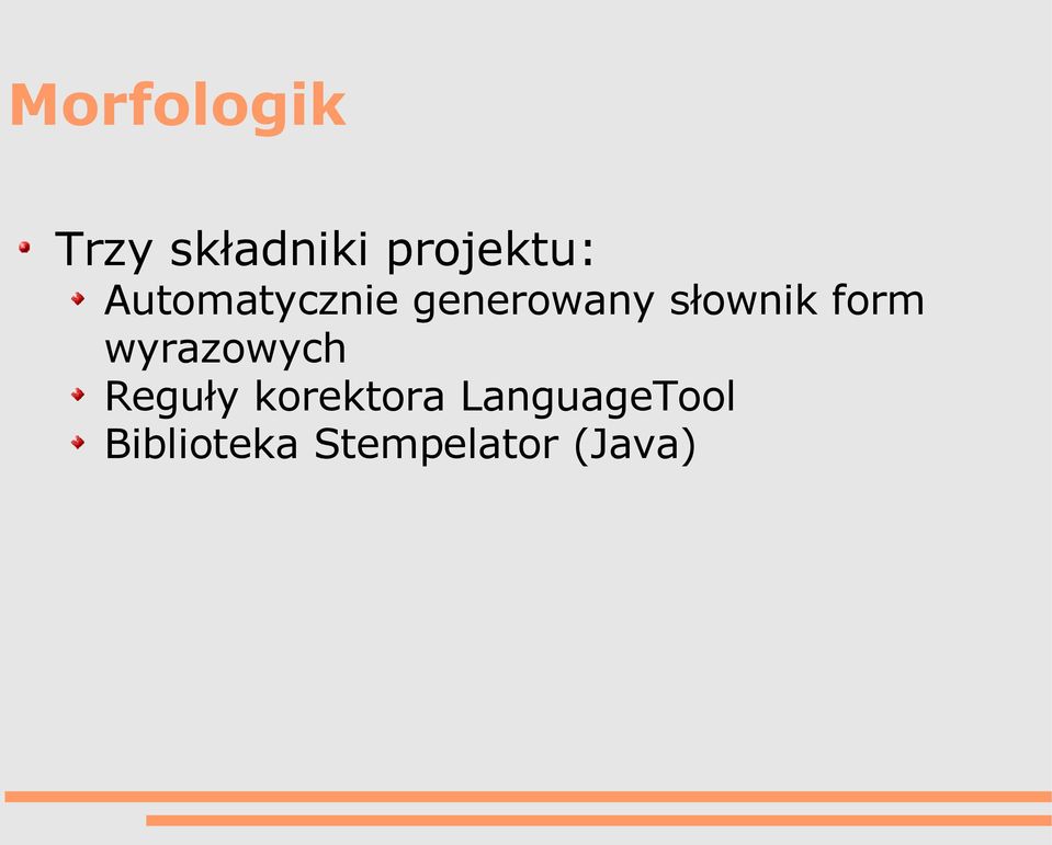 form wyrazowych Reguły korektora