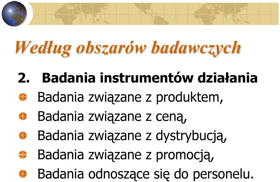 produktem, Badania związane z ceną, Badania związane