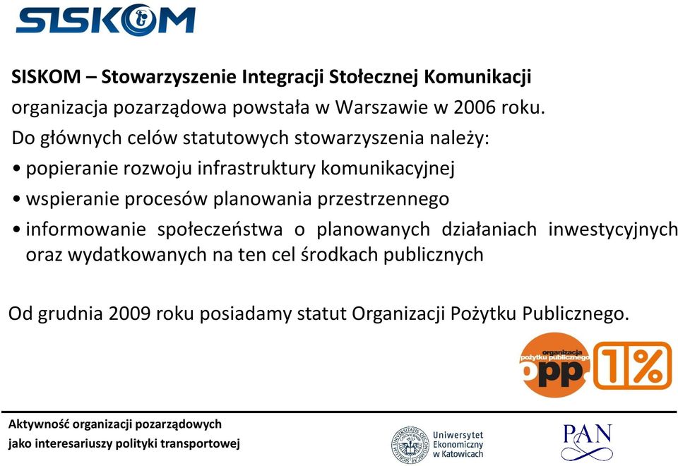 procesów planowania przestrzennego informowanie społeczeństwa o planowanych działaniach inwestycyjnych oraz