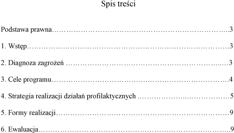 Strategia realizacji działań