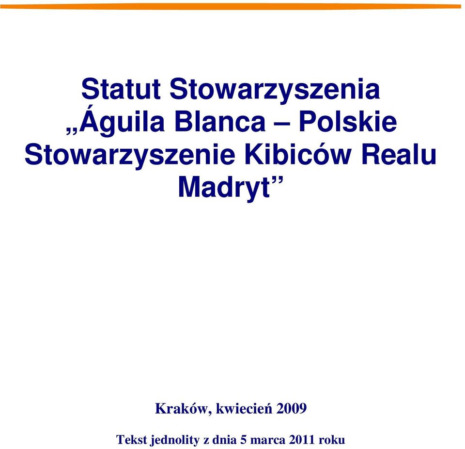 Realu Madryt Kraków, kwiecień 2009