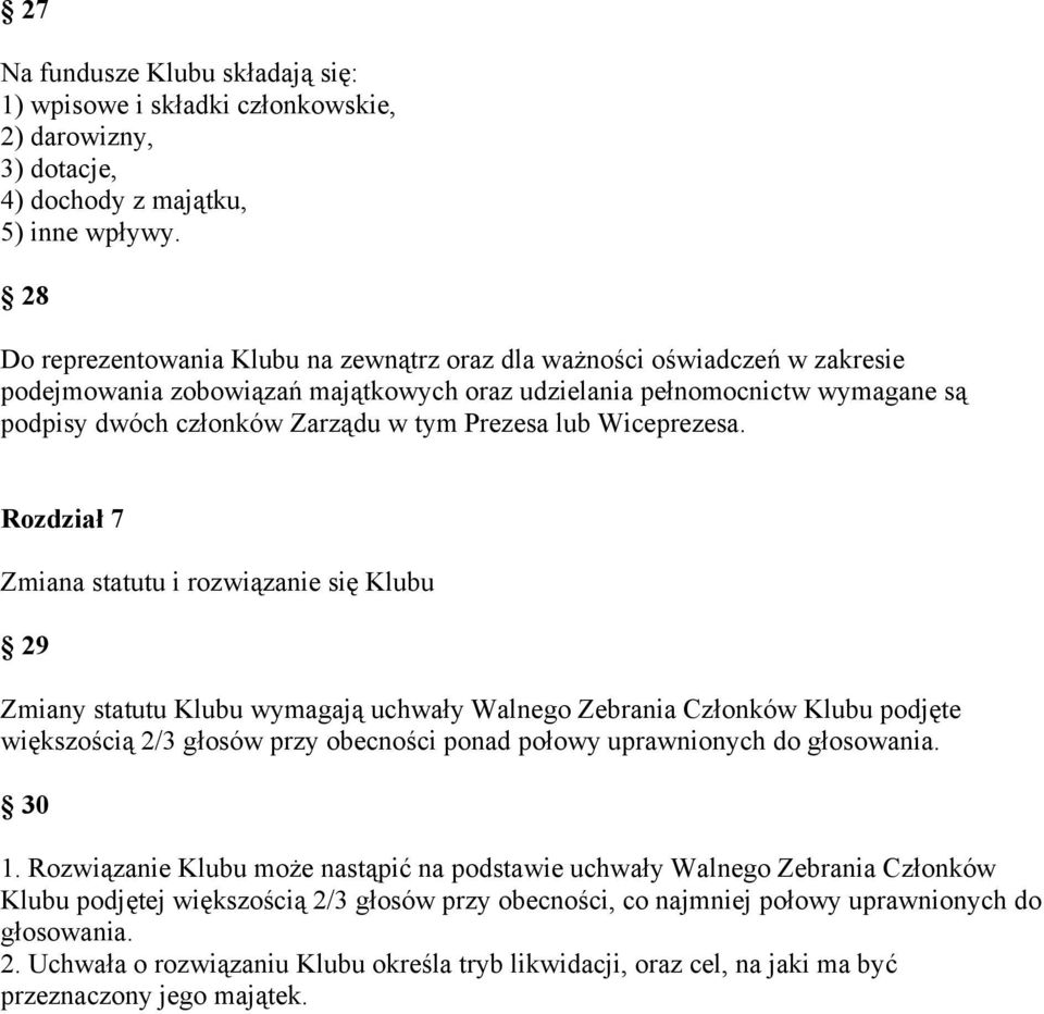 Prezesa lub Wiceprezesa.