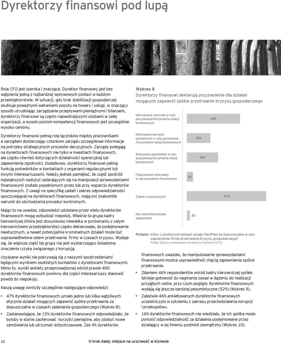 finansowi są często najważniejszymi osobami w całej organizacji, a wysoki poziom kompetencji finansowych jest szczególnie wysoko ceniony.