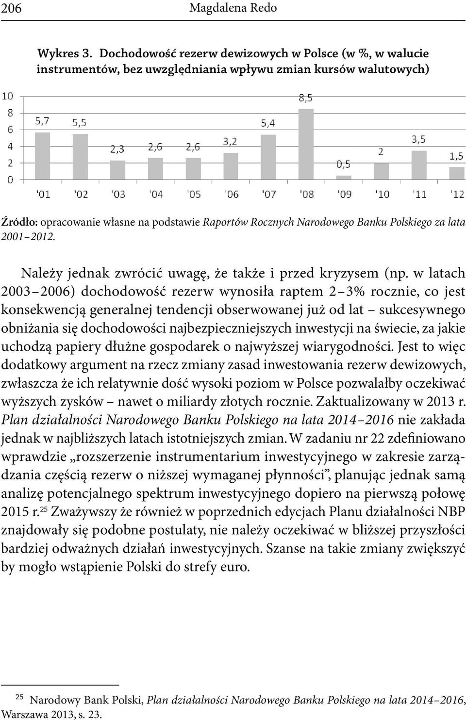 Polskiego za lata 2001 2012. Należy jednak zwrócić uwagę, że także i przed kryzysem (np.