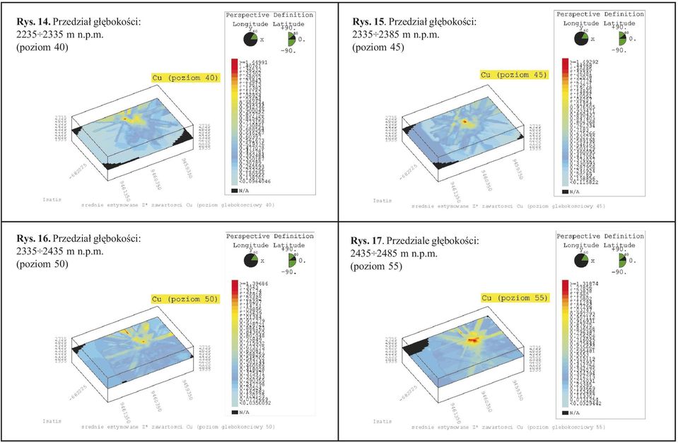 Przedzia³ g³êbokoœci: 2335 2385 m n.p.m. (poziom 45) Rys. 17.