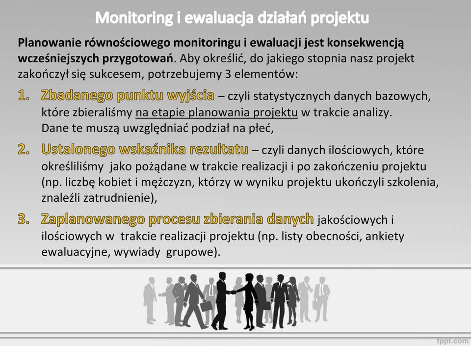 planowania projektu w trakcie analizy.