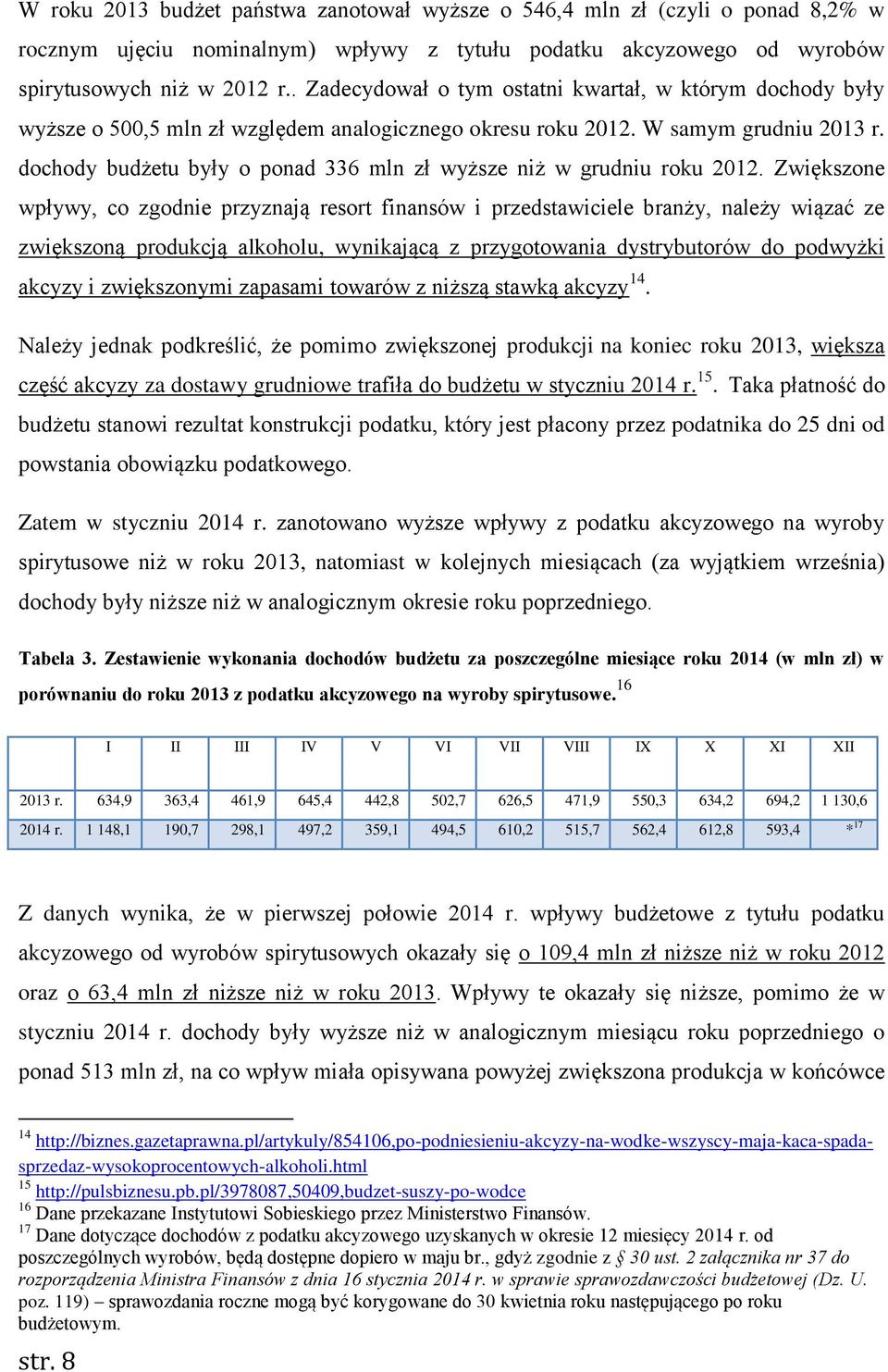 dochody budżetu były o ponad 336 mln zł wyższe niż w grudniu roku 2012.