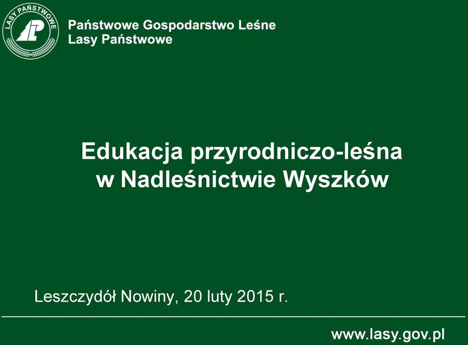 Nadleśnictwie Wyszków