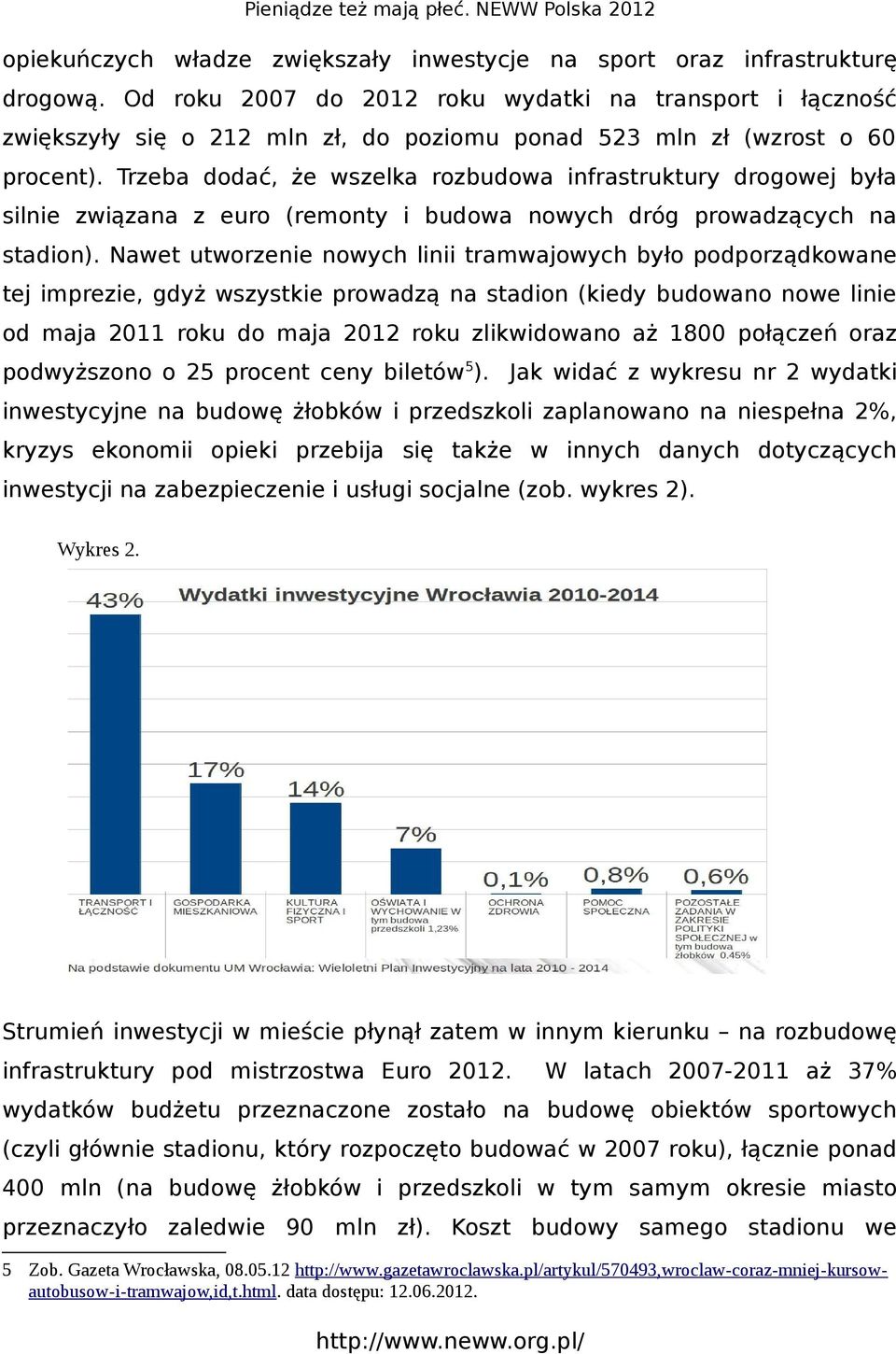 Trzeba dodać, że wszelka rozbudowa infrastruktury drogowej była silnie związana z euro (remonty i budowa nowych dróg prowadzących na stadion).