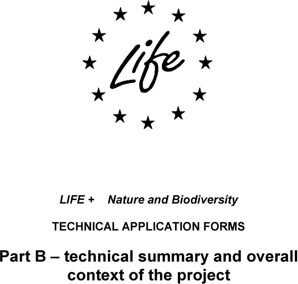 APPLICATION FORMS Part B