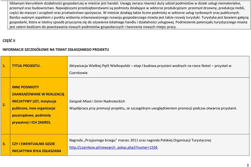 W mieście działają także liczne podmioty w sektorze usług rynkowych oraz publicznych. Bardzo ważnym aspektem z punktu widzenia zrównoważonego rozwoju gospodarczego miasta jest także rozwój turystyki.