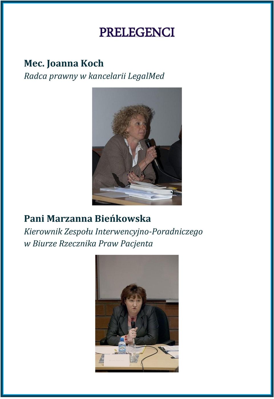 LegalMed Pani Marzanna Bieńkowska