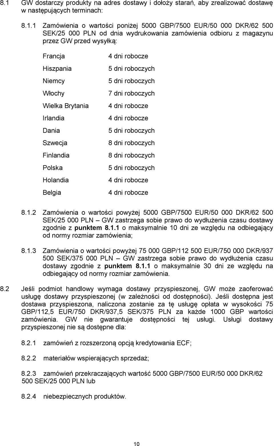 roboczych 5 dni roboczych 7 dni roboczych 4 dni robocze 4 dni robocze 5 dni roboczych 8 dni roboczych 8 dni roboczych 5 dni roboczych 4 dni robocze 4 dni robocze 8.1.