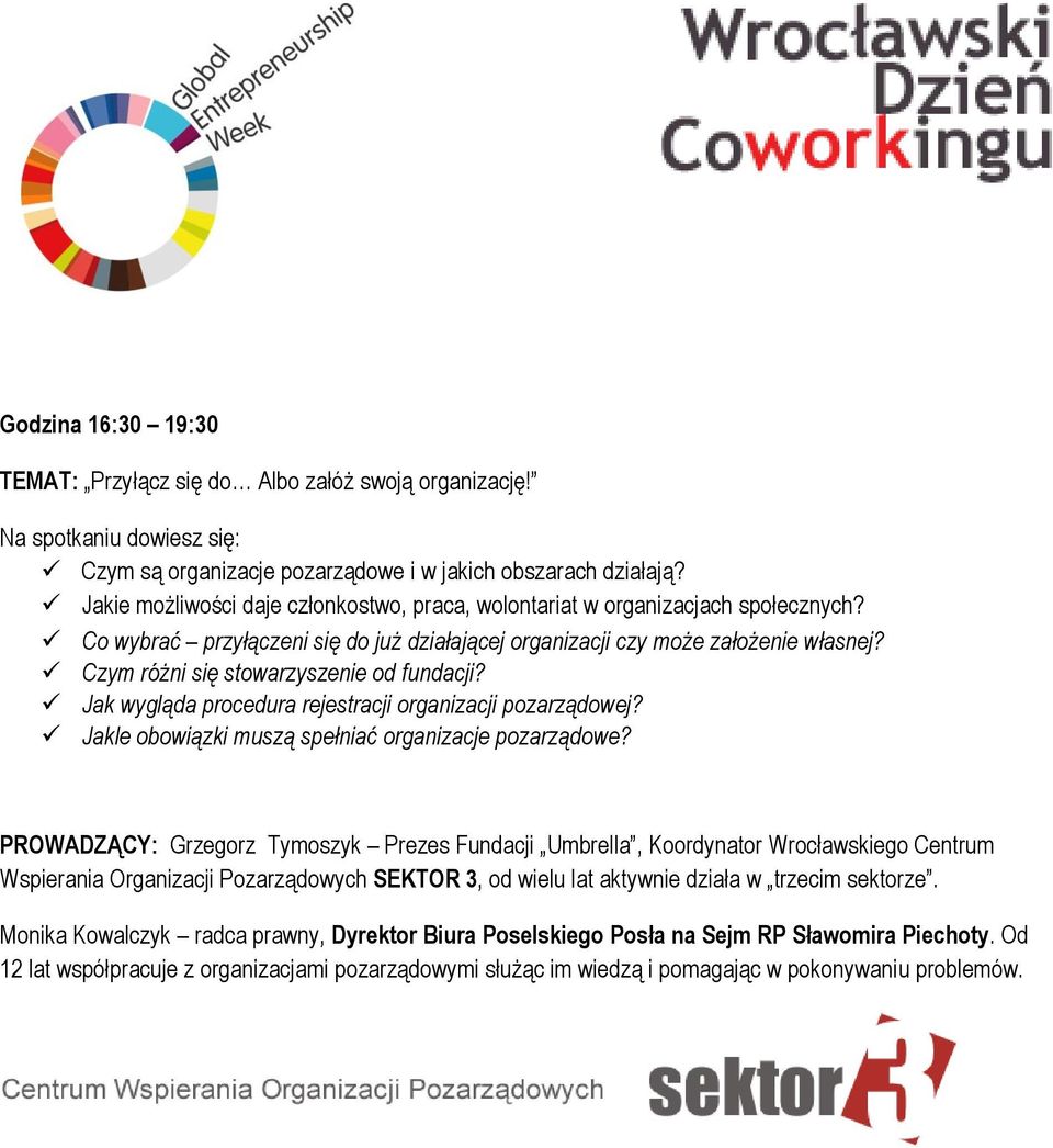 Czym różni się stowarzyszenie od fundacji? Jak wygląda procedura rejestracji organizacji pozarządowej? Jakle obowiązki muszą spełniać organizacje pozarządowe?