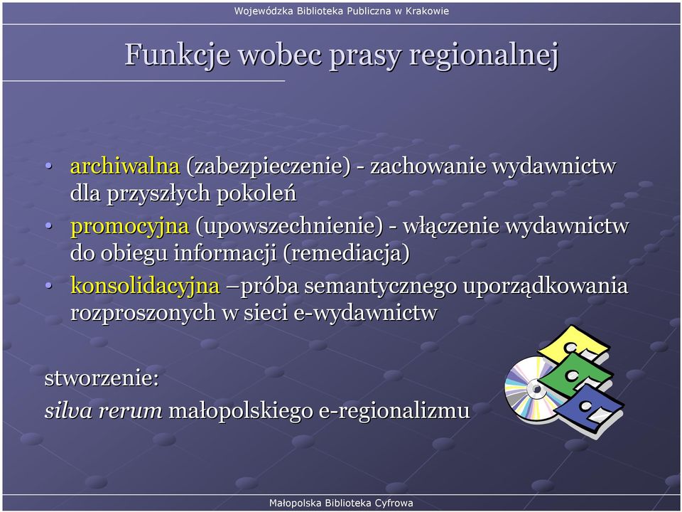 obiegu informacji (remediacja) konsolidacyjna próba semantycznego uporządkowania