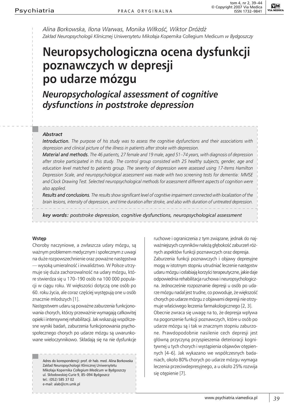 depression Abstract Introduction.