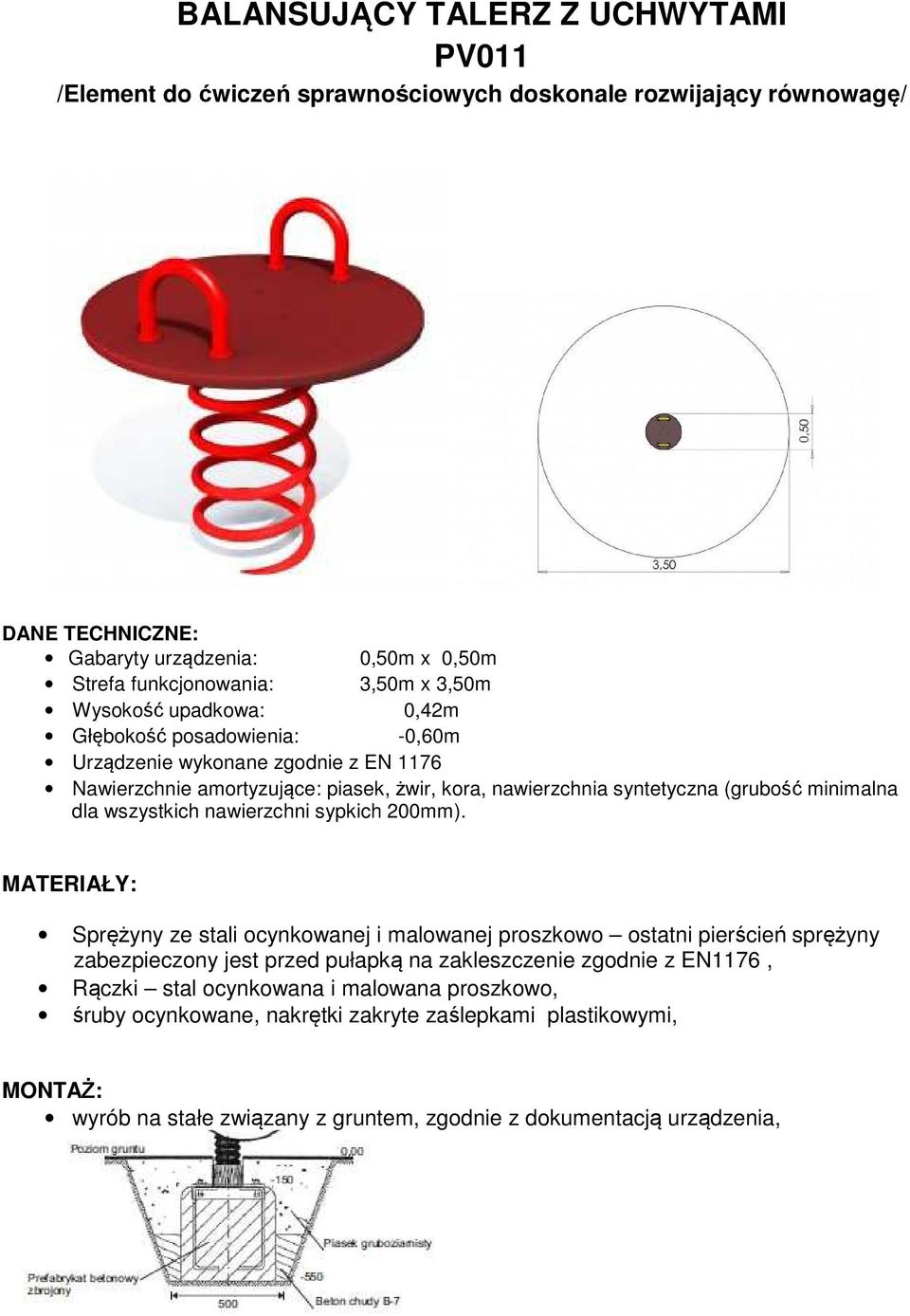 dla wszystkich nawierzchni sypkich 200mm).