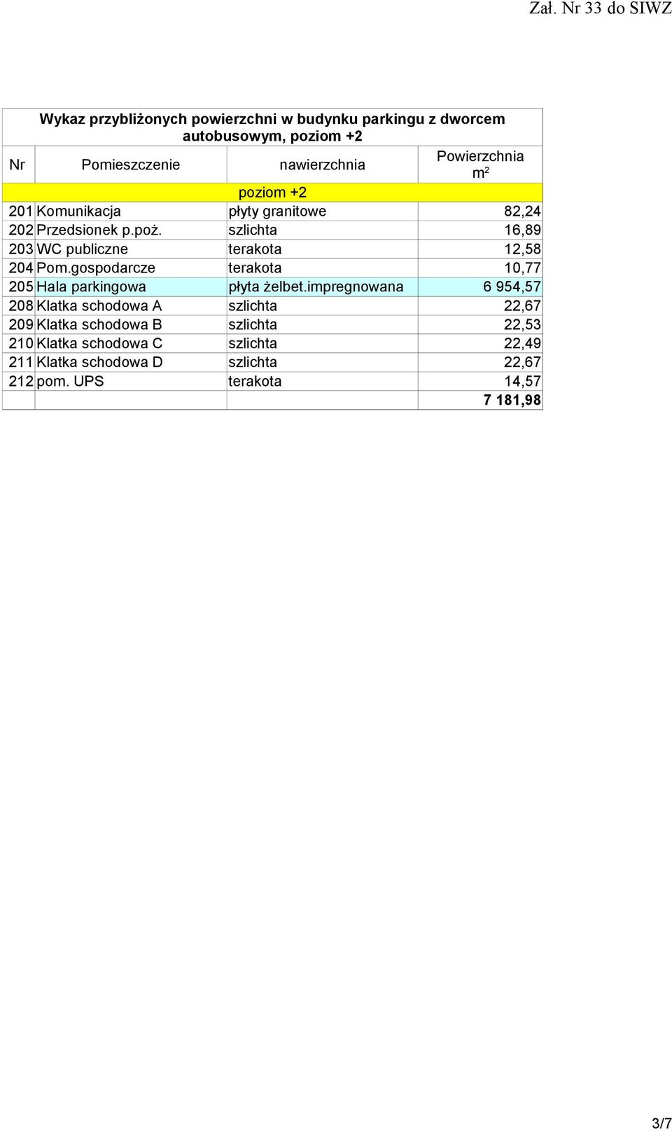 gospodarcze terakota 10,77 205 Hala parkingowa płyta żelbet.