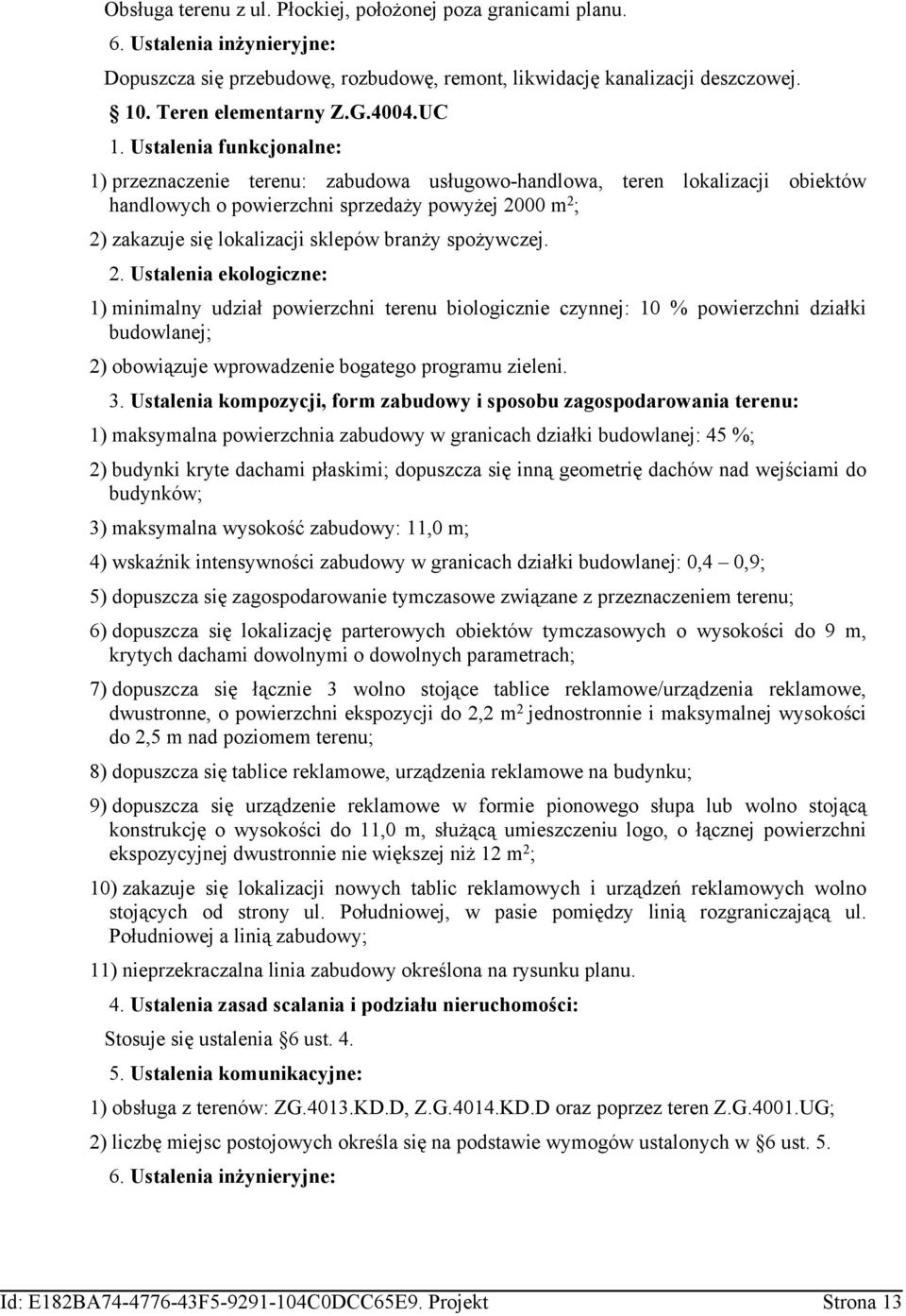 Usalna olozn: 1) nalny udzał porzhn rnu olozn zynnj: 10 % porzhn dzał udolanj; 2) ooązuj proadzn oao prorau zln. 3.