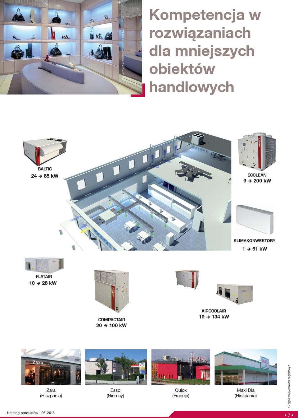 FLATAIR 10 28 kw COMPACTAIR 20 100 kw AIRCOOLAIR 19 134 kw