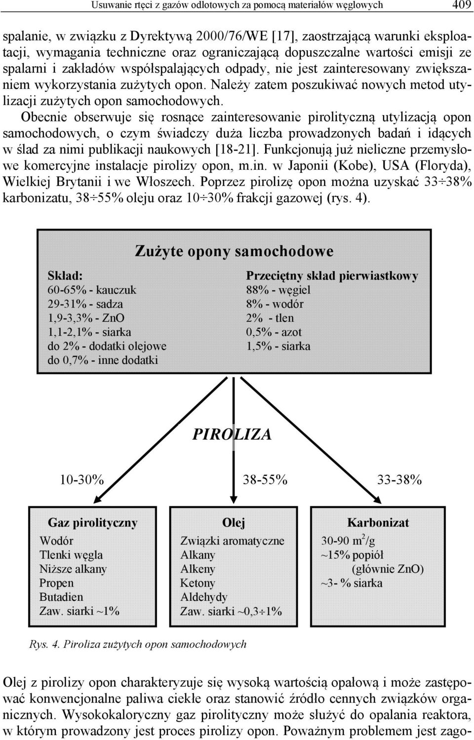 Należy zatem poszukiwać nowych metod utylizacji zużytych opon samochodowych.