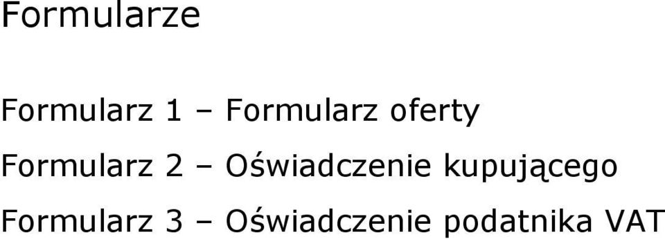 Oświadczenie kupującego