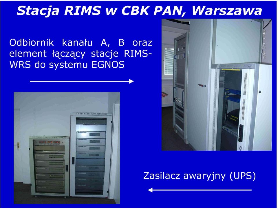 element łączący stacje RIMS- WRS