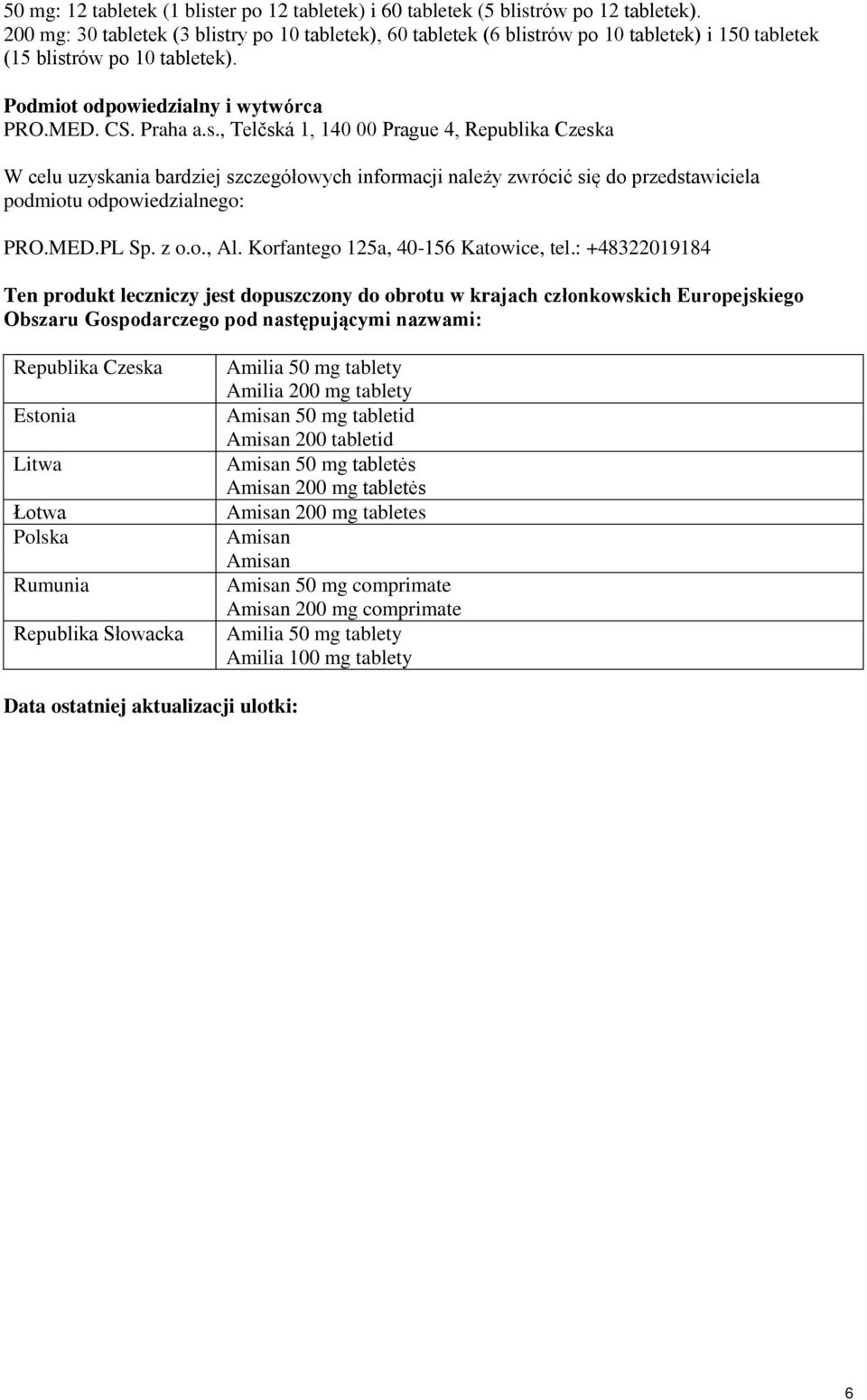 MED.PL Sp. z o.o., Al. Korfantego 125a, 40-156 Katowice, tel.