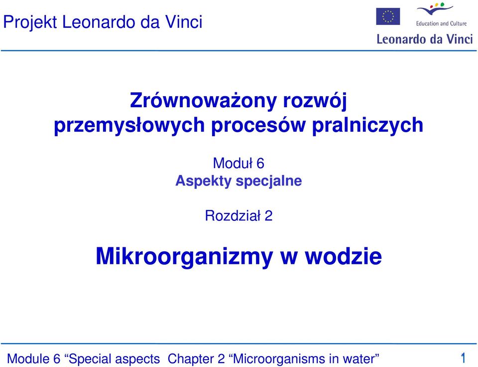 specjalne Rozdział 2 Mikroorganizmy w wodzie