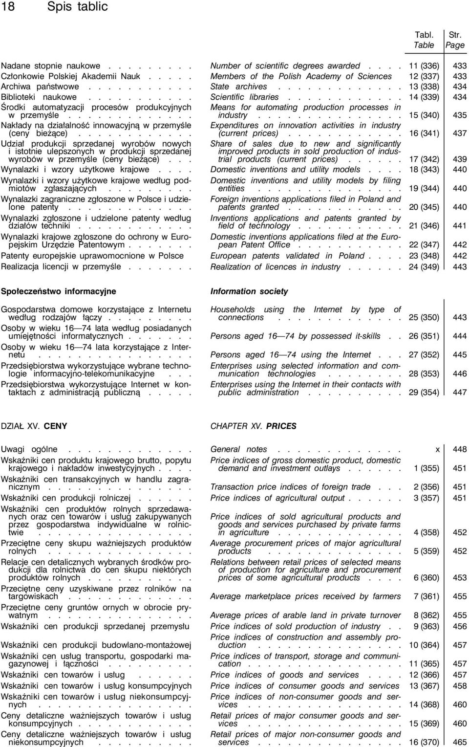 ........... 14 (339) 434 Środki automatyzacji procesów produkcyjnych Means for automating production processes in w przemyśle............. industry.