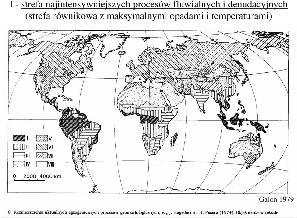 denudacyjnych (strefa równikowa z