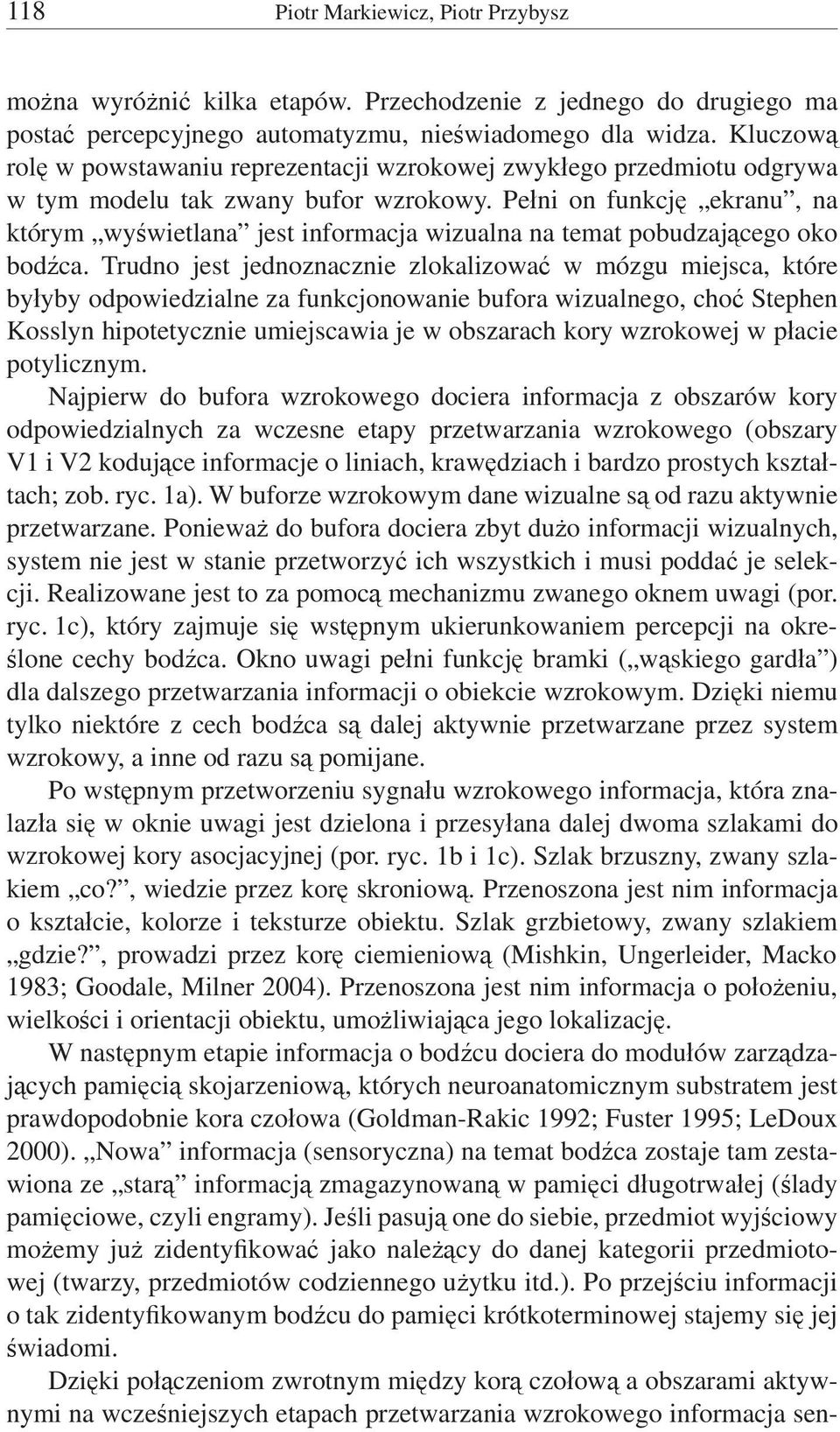 Pełni on funkcję ekranu, na którym wyświetlana jest informacja wizualna na temat pobudzającego oko bodźca.