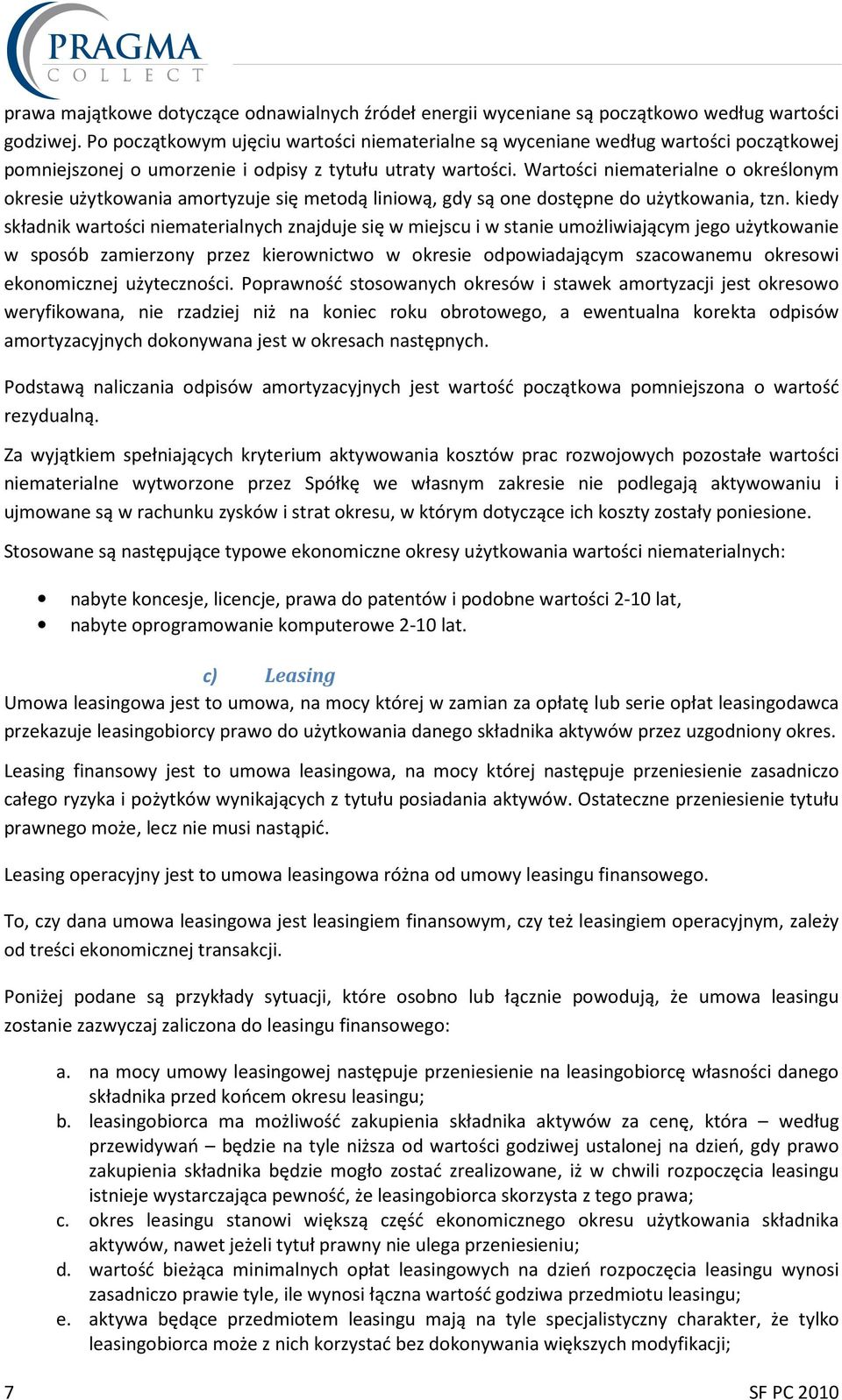 Wartości niematerialne o określonym okresie użytkowania amortyzuje się metodą liniową, gdy są one dostępne do użytkowania, tzn.