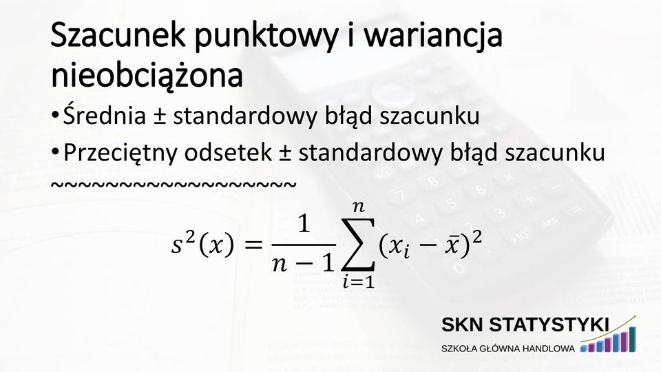 Przeciętny odsetek ± standardowy błąd