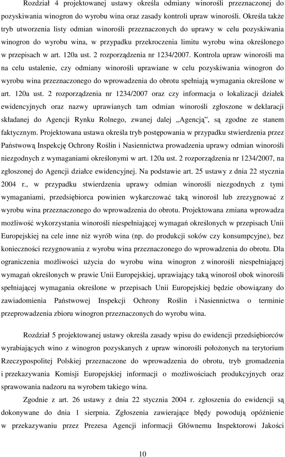 120a ust. 2 rozporządzenia nr 1234/2007.