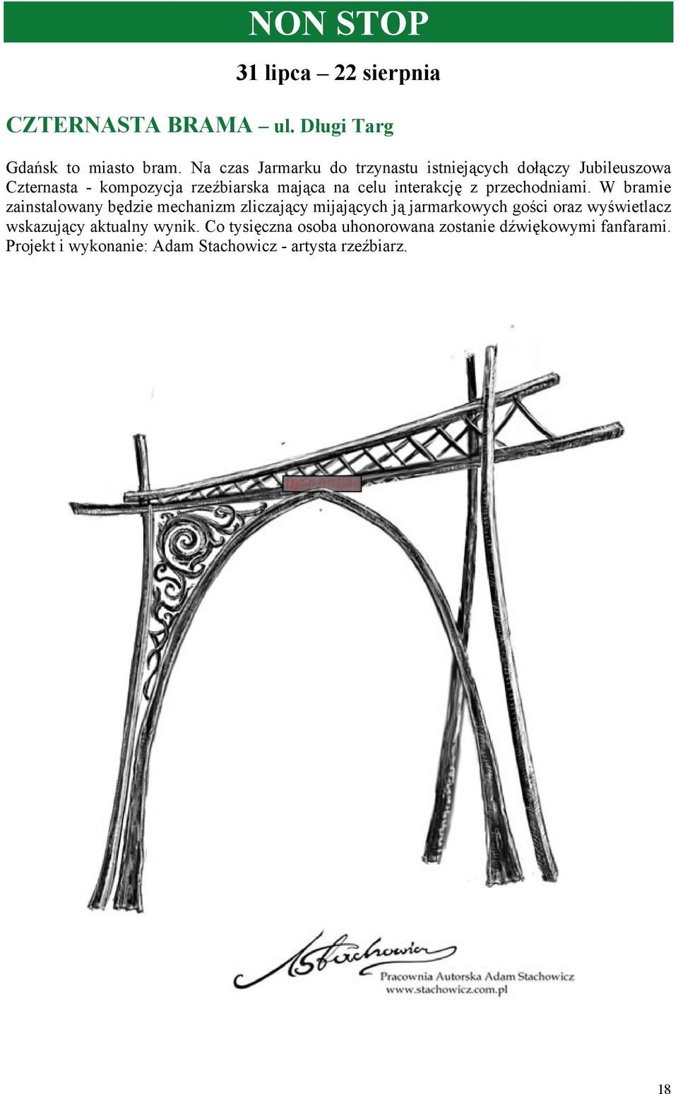 interakcję z przechodniami.