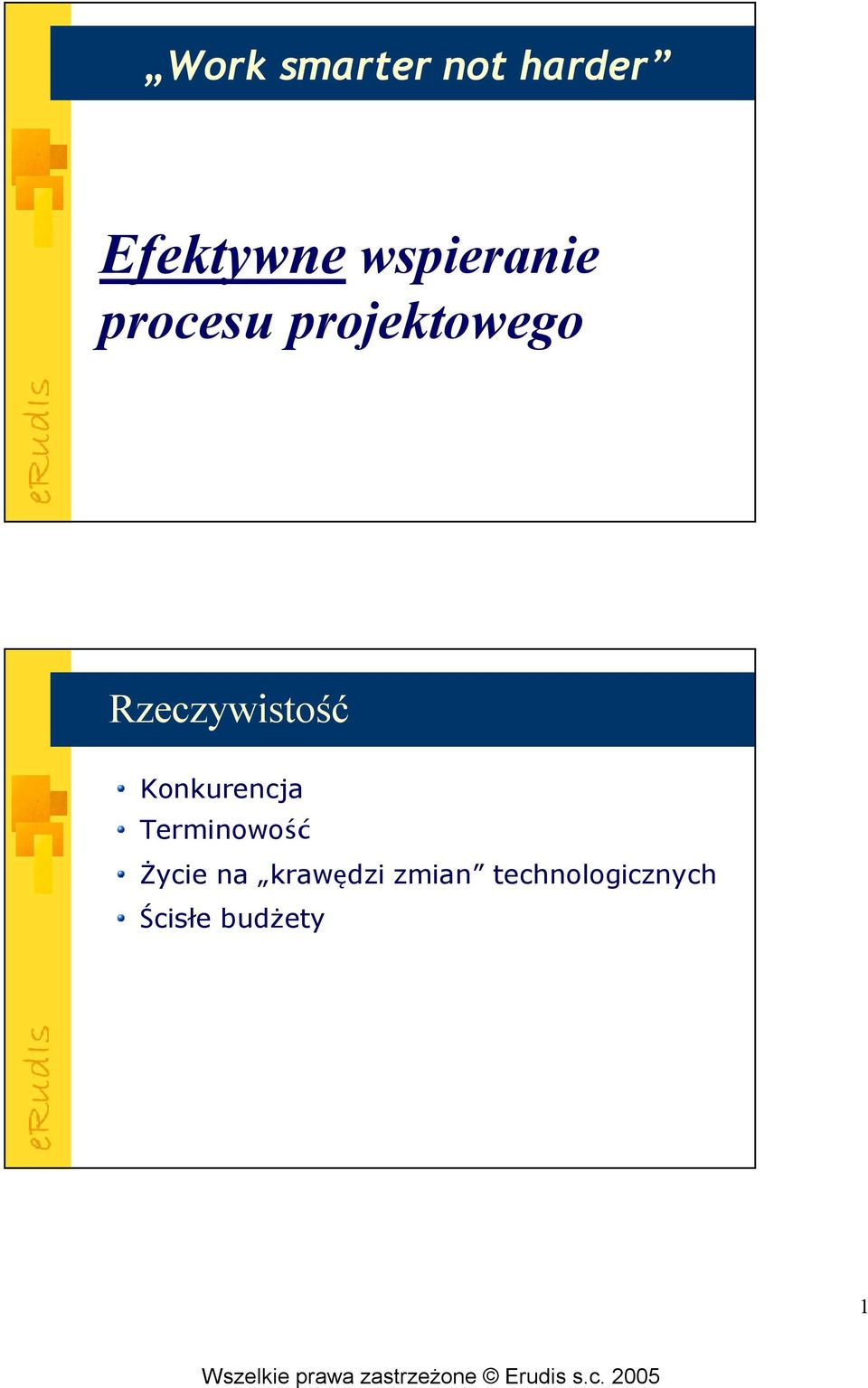 Rzeczywistść Knkurencja Terminwść